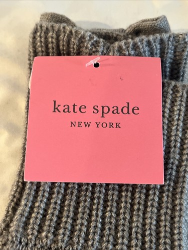 Guantes Kate Spade New York Tejido Lazo Gris Jaspeado ¡Nuevos! Nuevo con etiquetas - Imagen 5 de 8