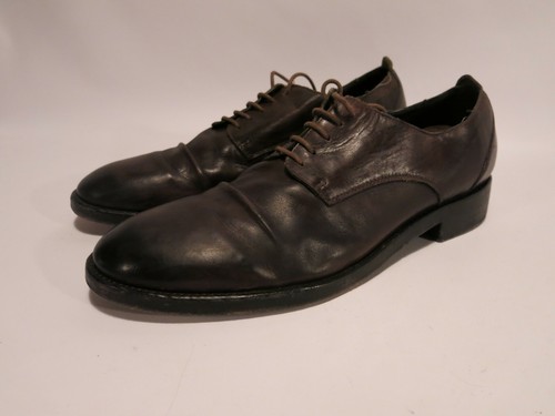 Rogue Men's 13 EU 46 Dark Brown Leather Cap Toe Derbies Shoes Oxfords - Picture 2 of 7