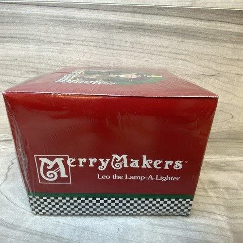 Vintage Dept 56 Merry Makers LEO THE LAMP-A-LIGHTER Figurine Retired 9386-6 NEW - Picture 4 of 7