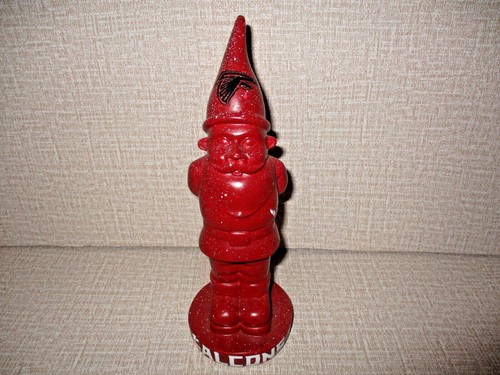 Atlanta Falcons Garden Gnomo 8" Miniatura Fútbol Decoración - Rojo Negro Blanco - Imagen 2 de 11