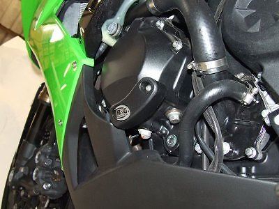 Deslizadores de caja de motor R&G negros (LHS) Kawasaki ZX10-R 2008-2010 - Imagen 5 de 6