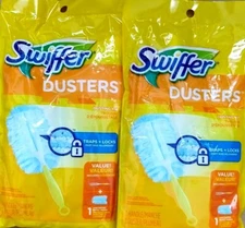 Swiffer Duster Kit  Handle Duster  Traps Dust Lot Of  2