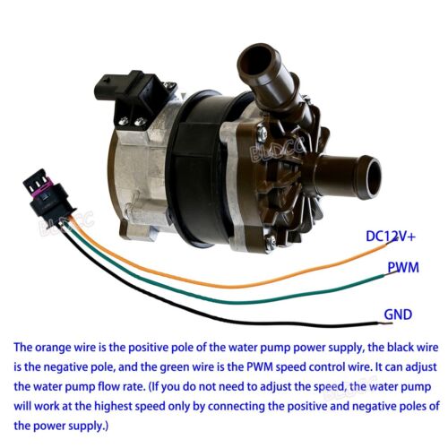 DC12V 100W Electric Brushless Circulation Water Pump Engine Auxiliary Water Pump - Picture 6 of 12