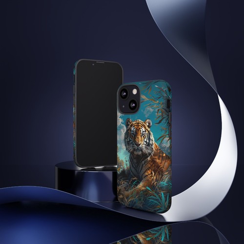 Bengal Tiger Perched Cat Phone Case for iPhone, Samsung Galaxy, Pixel - 第 63/139 張圖片
