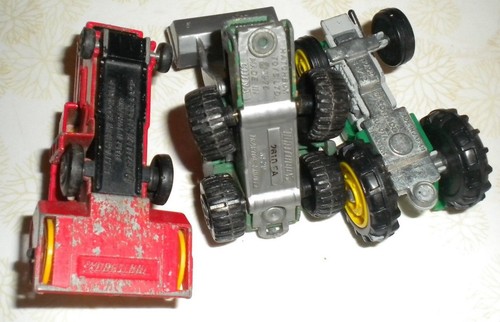 VINTAGE LOT 3 DIE CAST FARM COMBINE TRACTORS KUBOTA & MATCHBOX - Picture 6 of 6