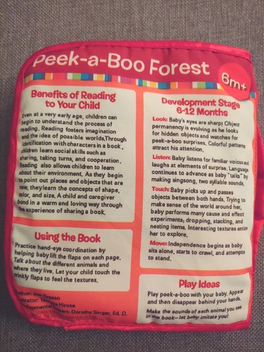 Lamaze Peek A Boo Baby Book 6m+ - Picture 7 of 7