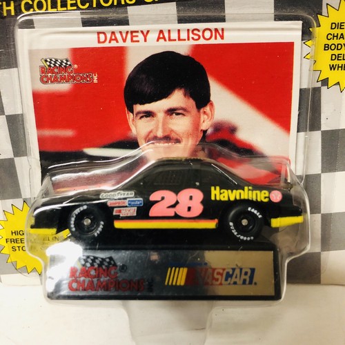 Vintage Nascar 1992 Edition Racing Champions 1:64 Davey Allison #28 Diecast  - Picture 2 of 5
