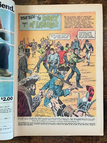 STAR TREK #9 (Gold Key Comics; 1971) Leonard Nimoy Photo Cover - Len Wein VG- - Picture 3 of 4