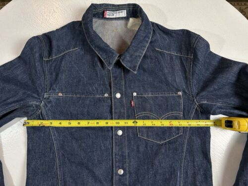 Vintage Levi's Engineered Jean Jacket Men Size MEDIUM Chore Coat Japanese Style - Picture 6 of 9