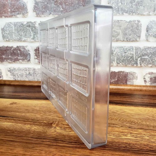 Chocolate Bar Candy Mold Polycarbonate Tray Rectangle - Picture 9 of 10