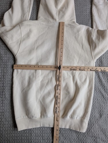 Chrystie NYC Hoodie Adult Small Ivory Gonz Mark Gonzales Photo Print Pullover - Picture 12 of 12