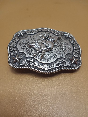 Nocona Cowboy Belt Buckle - Picture 3 of 6