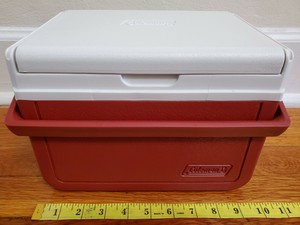 small red cooler