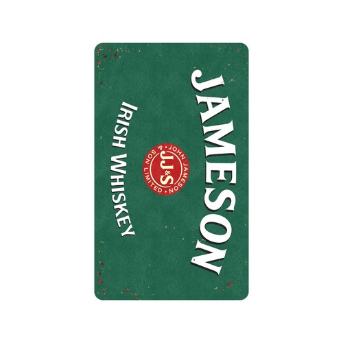 Vintage Style Jameson Irish Whiskey Door Mat Rug Indoor Outdoor Decor - Picture 3 of 5
