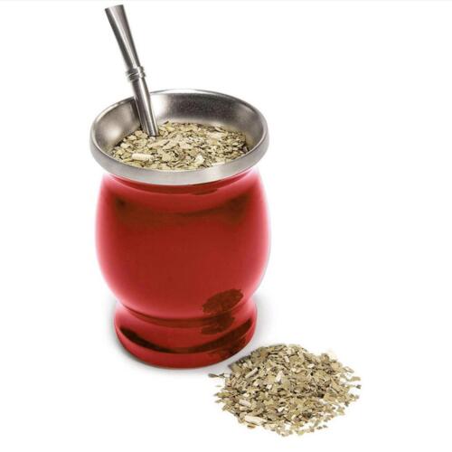 Yerba Mate Gourd Tasse Yerba Mate Tee Set Edelstahl Matebecher Bombilla 230ml - Bild 12 von 19