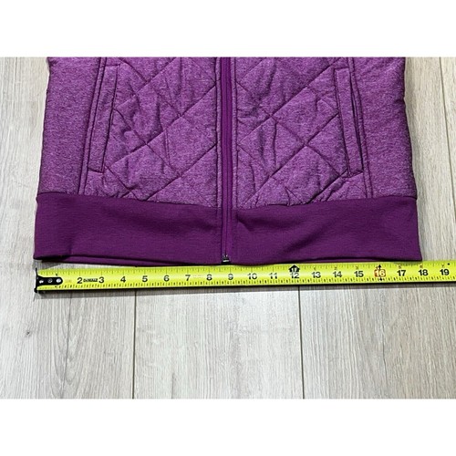 Chaleco acolchado High Sierra para mujer pequeño cremallera completa chaqueta sin mangas púrpura - Imagen 6 de 15