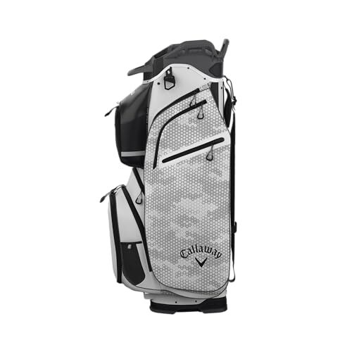 NEW Callaway Cargo 2025 Cart Bag - White / Hex Camo - Picture 5 of 6