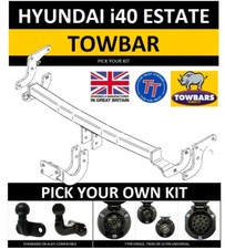 Towbar for Hyundai i40 Estate 2011 to 2019 Towbar Pick Your Electrics / Towball