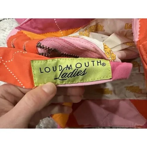 Loudmouth Ladies Golf Argyle Diamond Purple Pink Shorts US 2 - Picture 4 of 8