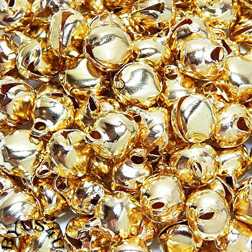 JINGLE BELL METALL Plektrum 6 mm 10 mm Farbe wählbar BASTELN SCHMUCK VERZIERUNG 100 Stück - Bild 7 von 9