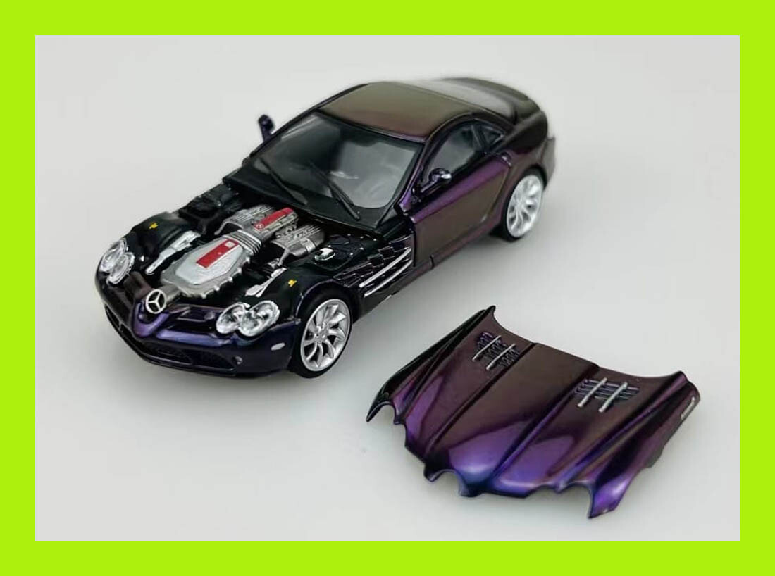 1/64 マイスト レッカー車 Mercedes SLR McLaren 1:64 STREET WARRIOR Mercedes SLR McLaren White Diecast Model