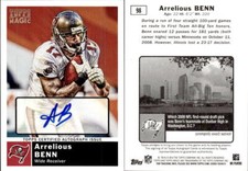 2010 Topps Magic Autographs #98 Arrelious Benn 1E -Auto  NM-MT