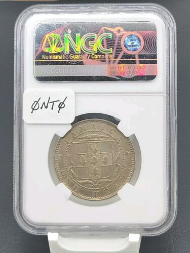 1899 GIAMAICA 1P 1 PENNY NGC AU DETTAGLI - Foto 2 di 2