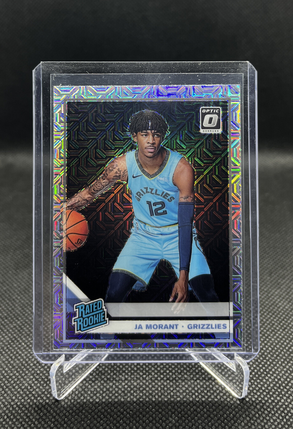 2019 Panini Donruss Optic Rated Choice Ja Morant #168 Rookie Memphis Grizzlies