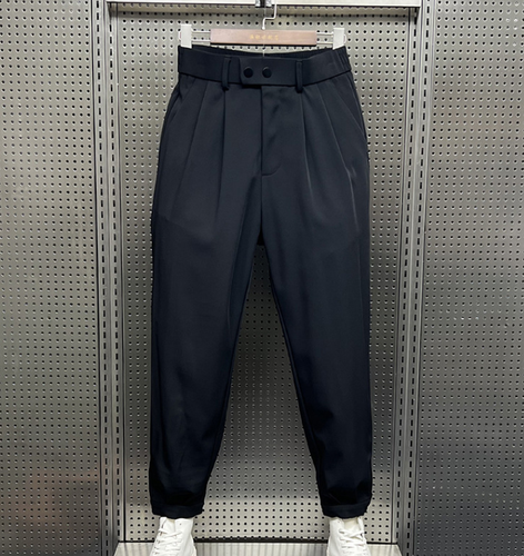 New Men Long pants Spring/ Fall Suit pant Two button Solid Casual trousers Gift - Picture 12 of 21