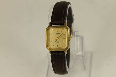 Vintage Gold Plated Orient VX Ladies Quartz Watch Japan