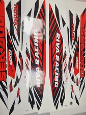 SEADOO RXP RXPX 300 for 2022 2023 triple black decals stickers set graphics kit