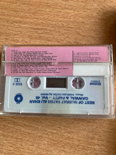 Nusrat Fateh Ali Khan - job lot of 4 cassettes - please see photos - Picture 3 of 6