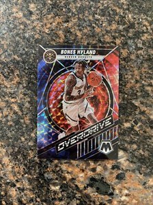 Bones Hyland - 2021-22 Mosaic Overdrive Mosaic Prizm RC #16 - Denver Nuggets