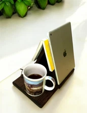 Book Holder, Wood Triangle Book Rest, Book Holder, Book Stand, iPad Stand, E-Rea