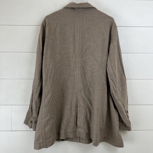 NEW Soft Surrounding Sheridan Linen Blazer Jacket Womens 2X Tailored Slimming - Picture 9 of 12