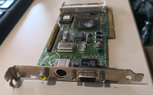 RETRO Carte Graphique ATI 3D RAGE PRO Turbo AGP 2X 109-40200-20 . - Photo 2/2
