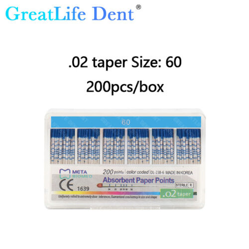 DENTAL ENDO ABSORBENT PAPER POINTS TAPER #15-80 W/SCALE SIZE 02/04/06 GreatLife - Picture 12 of 44