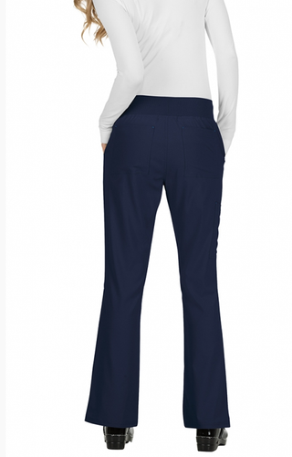 NWT Womens Koi Basics Laurie Scrub Pants Yoga Uniform PLUS SIZE 4X Navy Blue - Picture 2 of 5