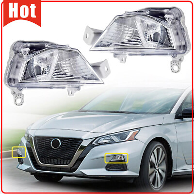 #ad For 2019 2022 Nissan Altima Turn Signal Light Bumper Lamp W O Bulbs 19 22 2pcs $19.49