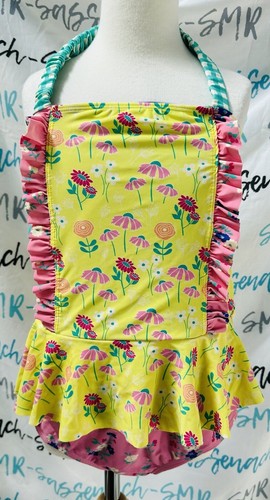 NWT Wildflowers Clothing La La Land Yellow Paradise One Piece Swimsuit size 10 - Picture 4 of 11