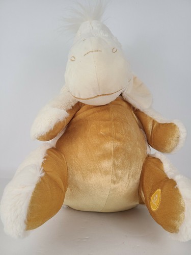 EEYORE Disney Store 18 Zoll Plüsch Weiß Gold Schleife Winnie Puuh EUC - Bild 3 von 12