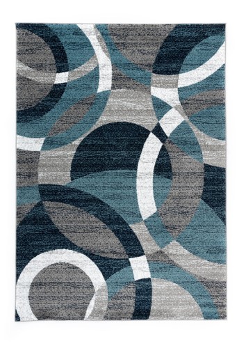 Rugshop Area Rugs Modern Contemporary Circles Abstract Rug New Living Room Rugs - Picture 47 of 50