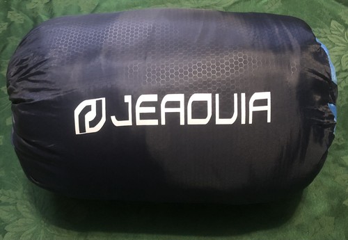 Jeaouia Schlafsack Navy Blau Anti Reißen Polyester 3 Jahreszeiten Camping Wandern - Bild 1 von 3