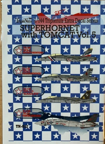 1/144 Decals : Super Hornet with Tomcats Vol.5  [USN] #TN-032 : TRIPLE NUTS - 第 1/2 張圖片