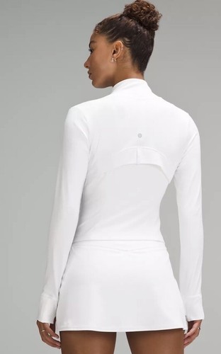 Lululemon NWT Women’s Nulu Define cropped jacket size 14 White B8 - Picture 2 of 9