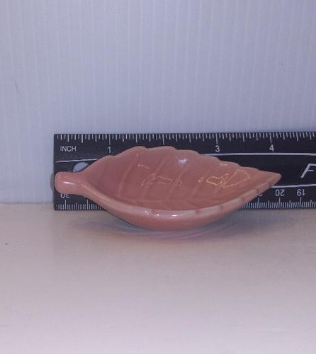 5 Keramik Blatt Dippen Sauce Teebeutel Löffel Rest Schmuck Geschirr Vintage unleserliche Marke - Bild 4 von 18