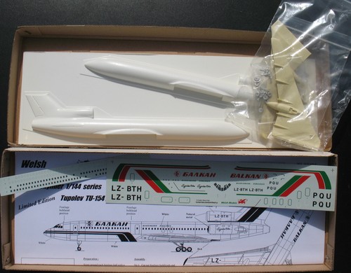 Welsh Models Tupolev Tu-154M Bulgarian Airlines 1:144 Flugzeug Bausatz Model Kit - Bild 2 von 3