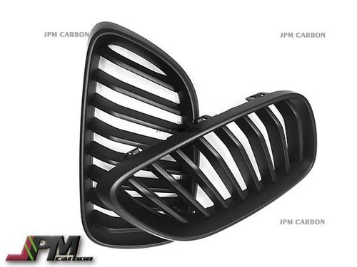 Sport Look Matte Black Front Grille for BMW F22 220i 228i 235i M235i Coupe 14-17 - Picture 2 of 3