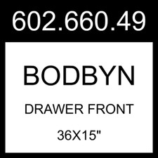 IKEA BODBYN Drawer Front Gray 36x15" 602.660.49