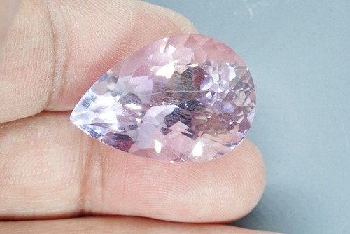 25.9 8ct 23.8x16.6mm VVS Pear Natural Unheated Purple Amethyst, Brazil#Tg - Picture 6 of 11